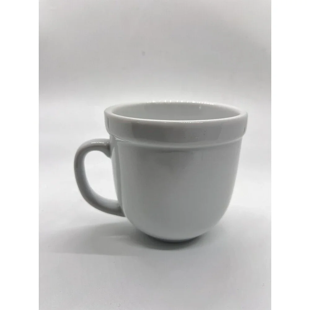 Pottery Barn Suppertime White Porcelain Mug